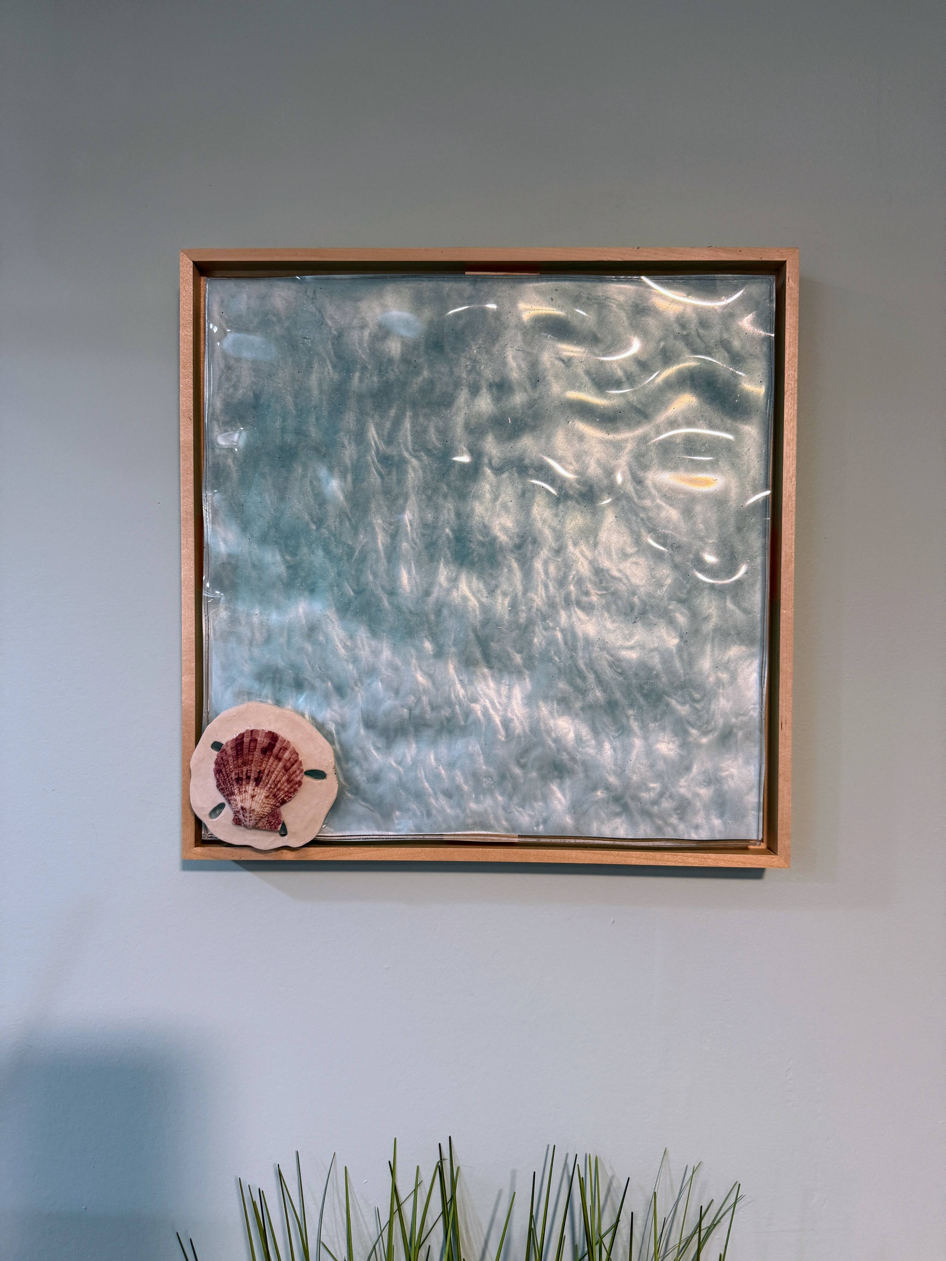 Ocean Depths Resin Artwork - Ocean-Inspired Wall Art