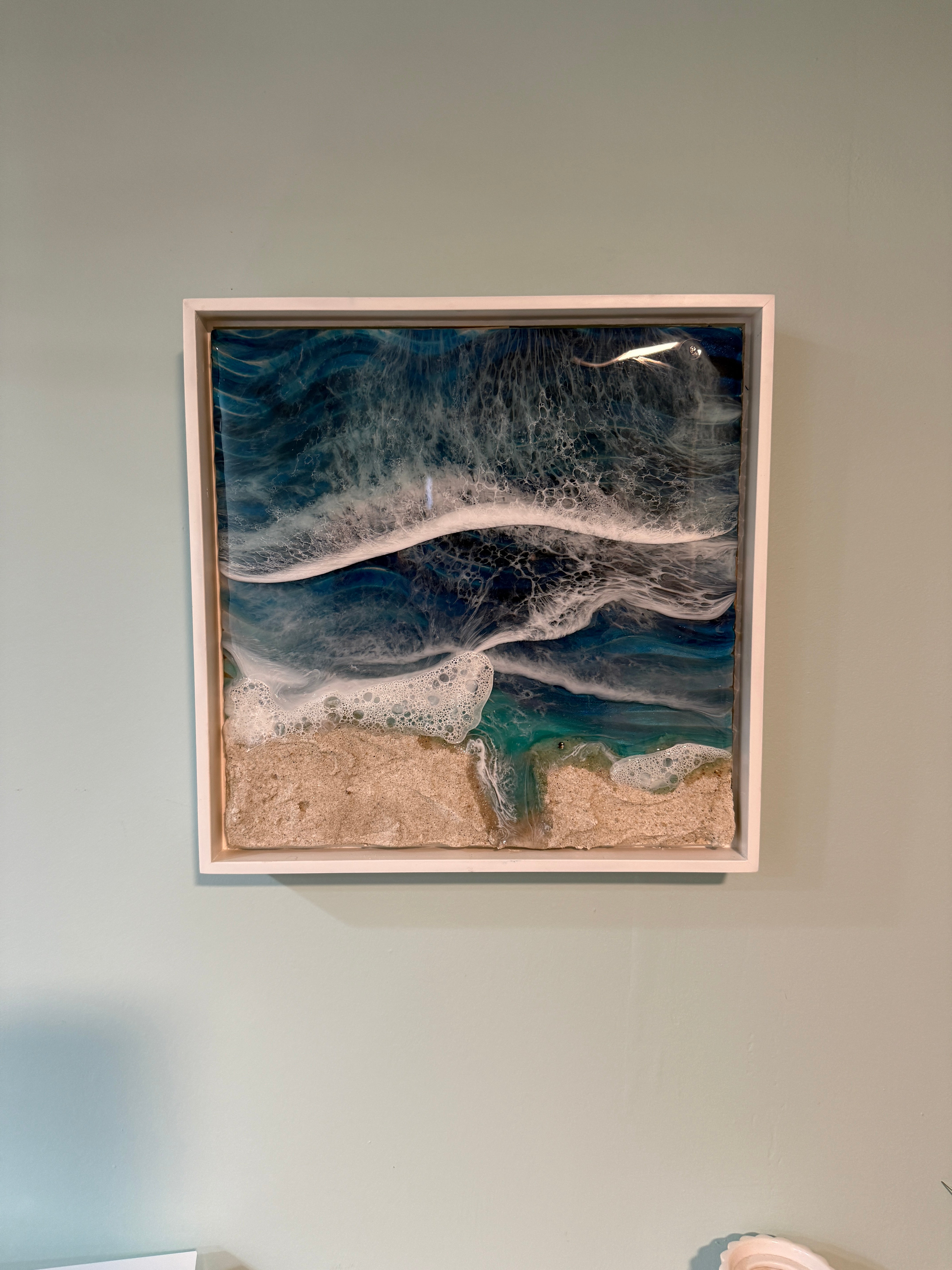 Ocean Depths Resin Artwork - Ocean-Inspired Wall Art