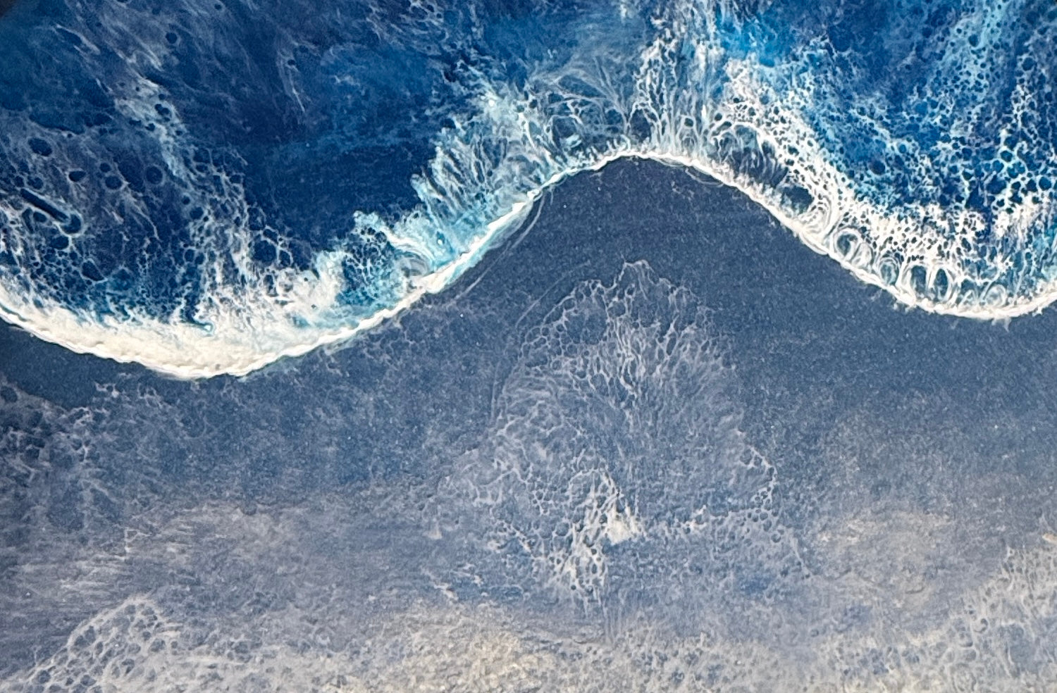 For Amy- Handcrafted Ocean Clock