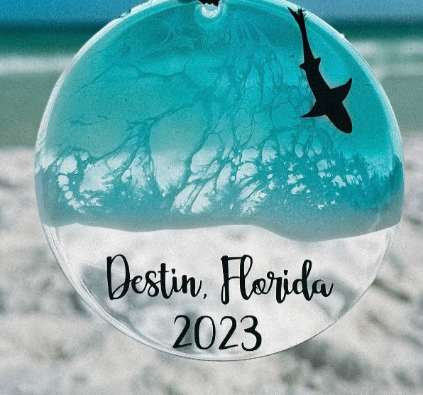 Custom Ocean Ornament-Crafteriffic Art