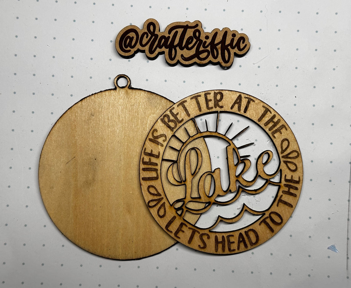 Life is better at the lake-Crafteriffic Art
