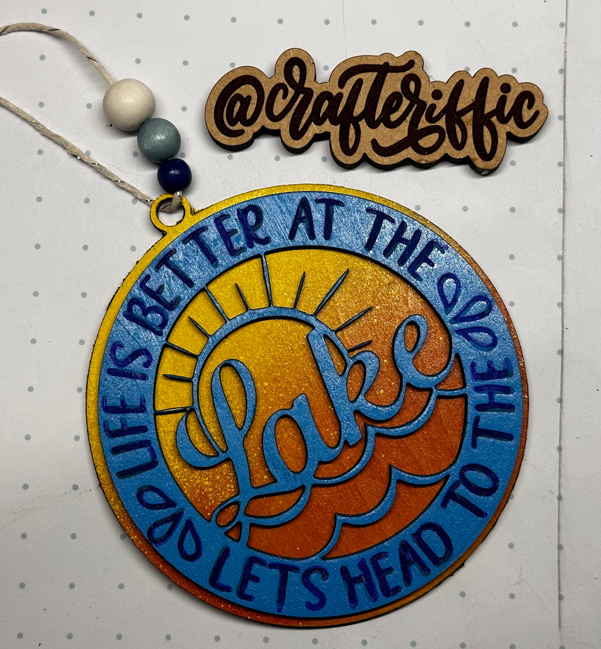 Life is better at the lake-Crafteriffic Art