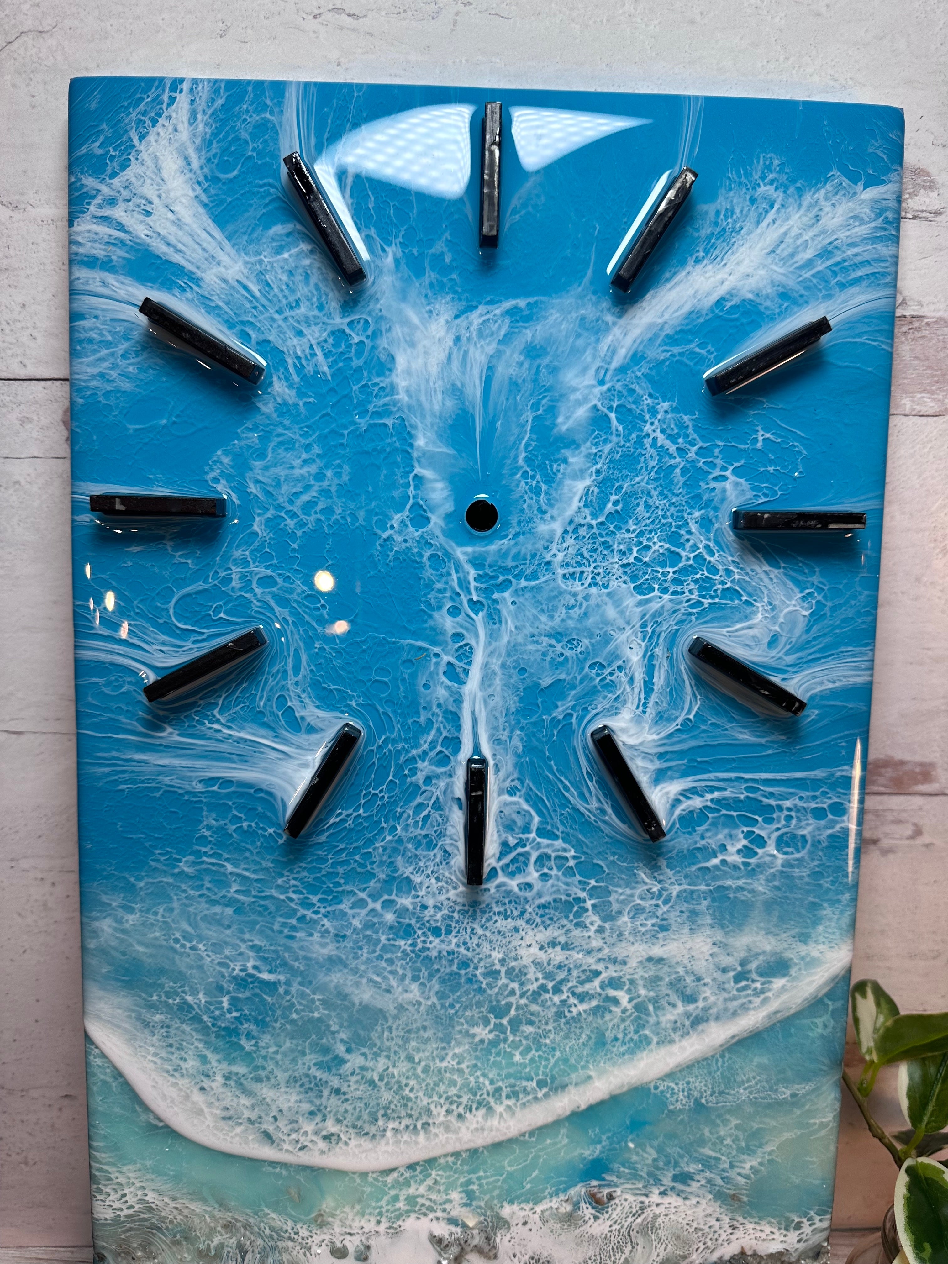 Rectangle Ocean Clock-Crafteriffic Art