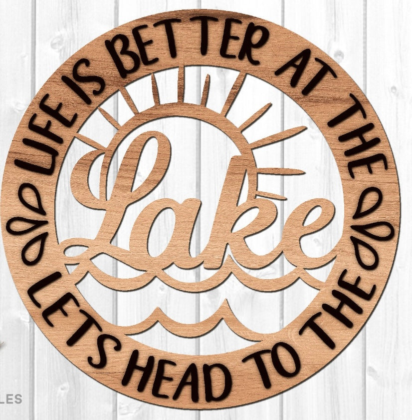 Life is better at the lake-Crafteriffic Art