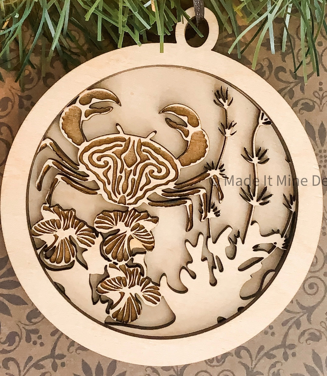 Crab Ornament-Crafteriffic Art